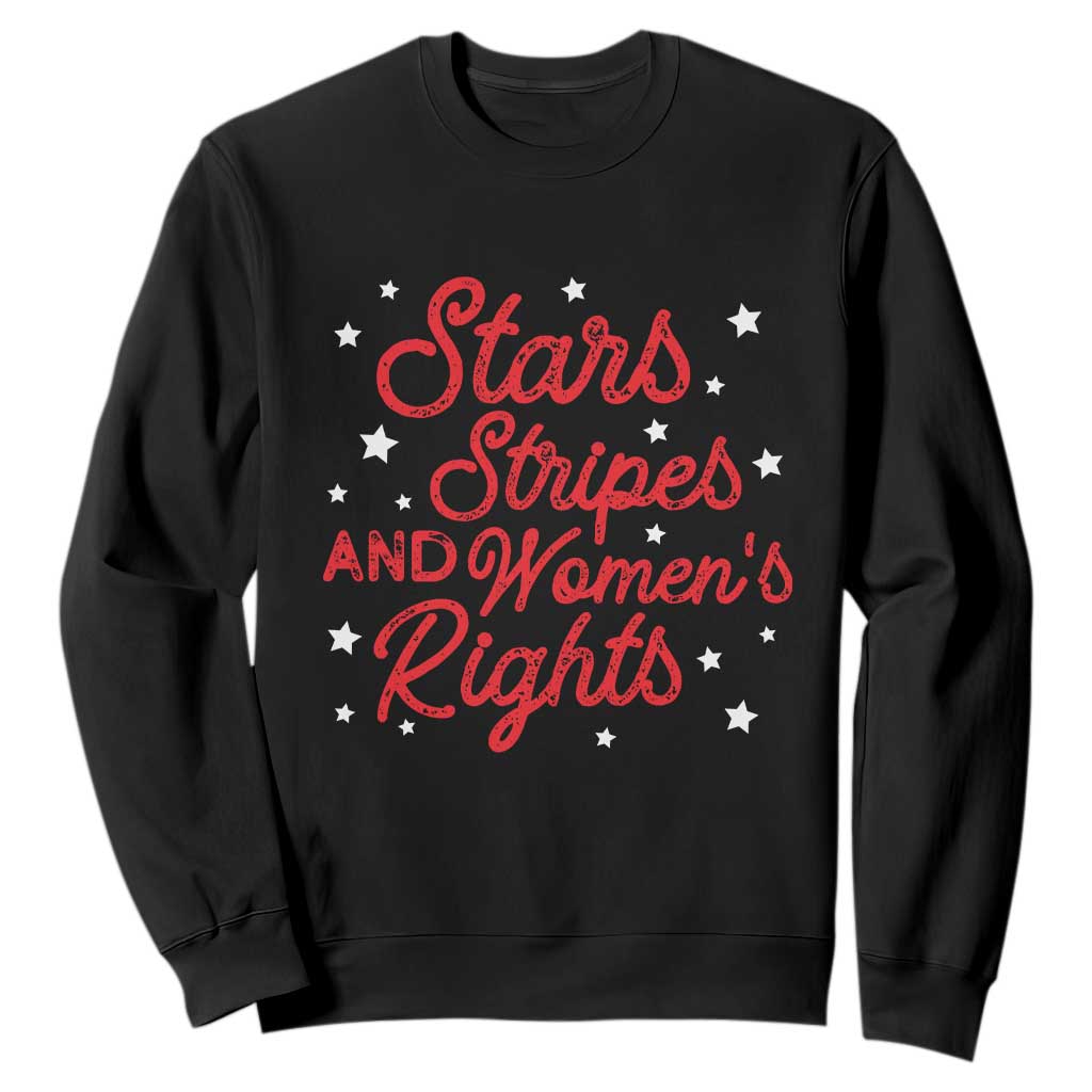 Stars Stripes And Equal Rights Sweatshirt 4th Of July Patriotic TS10 Black Print Your Wear