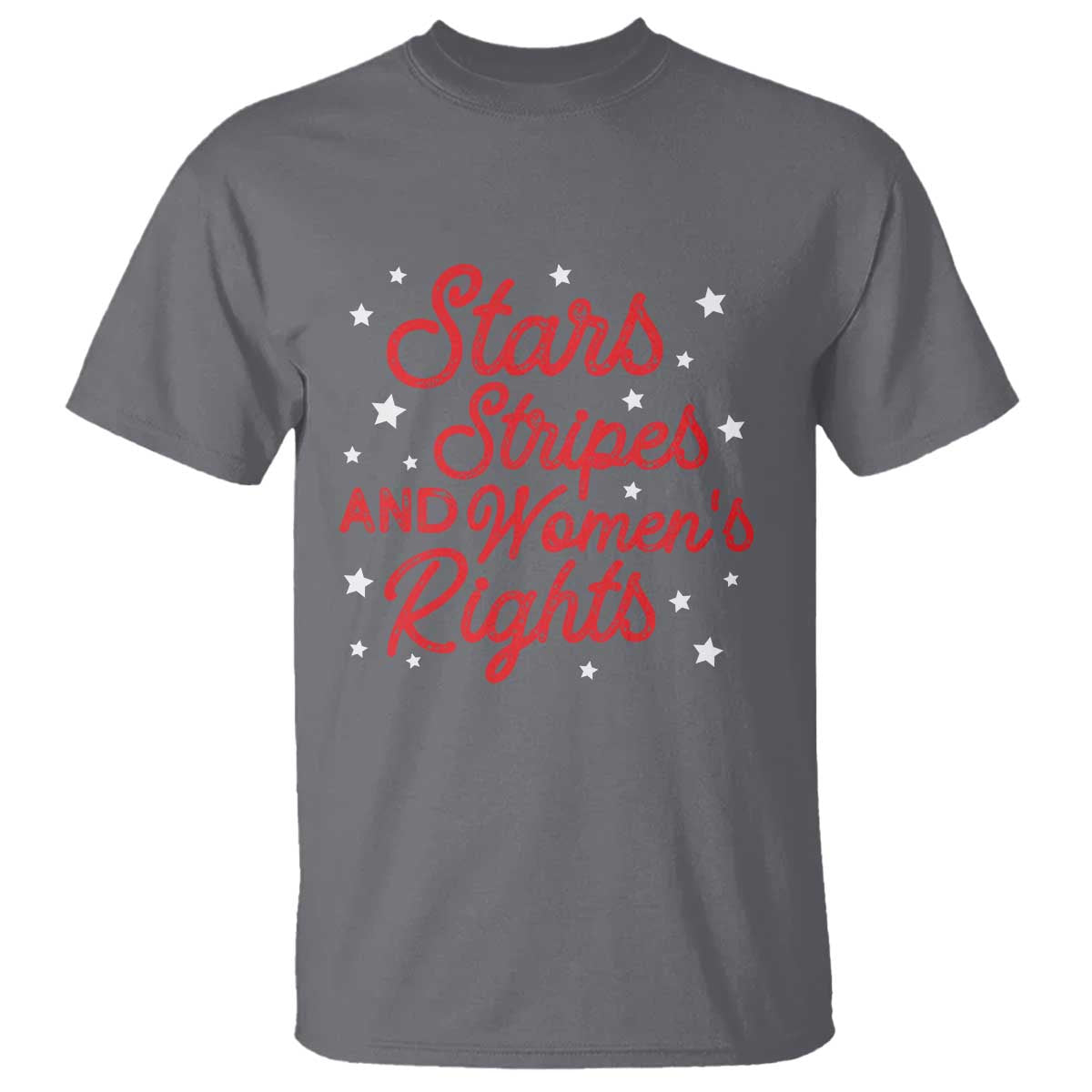 Stars Stripes And Equal Rights T Shirt 4th Of July Patriotic TS10 Charcoal Print Your Wear