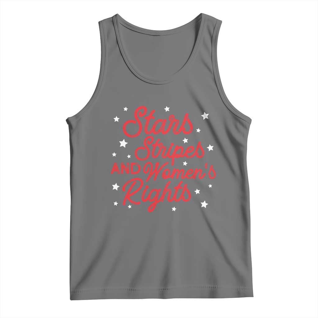 Stars Stripes And Equal Rights Tank Top 4th Of July Patriotic TS10 Black Heather Print Your Wear