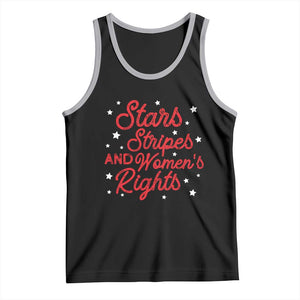 Stars Stripes And Equal Rights Tank Top 4th Of July Patriotic TS10 Black Athletic Heather Print Your Wear