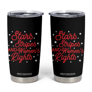 Stars Stripes And Equal Rights Tumbler Cup 4th Of July Patriotic TS10 Black Print Your Wear