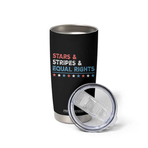 Stars Stripes And Equal Rights Tumbler Cup 4th Of July Women's Rights TS11 Print Your Wear