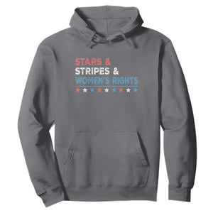 Stars Stripes And Women's Rights Hoodie 4th Of July Equal Rights TS11 Charcoal Print Your Wear