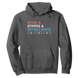 Stars Stripes And Women's Rights Hoodie 4th Of July Equal Rights TS11 Dark Heather Print Your Wear