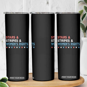 Stars Stripes And Women's Rights Skinny Tumbler 4th Of July Equal Rights TS11 Print Your Wear