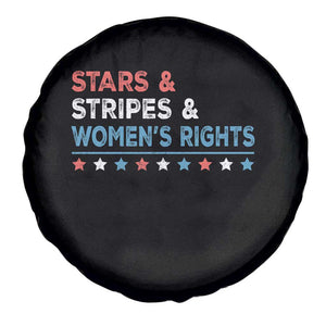 Stars Stripes And Women's Rights Spare Tire Cover 4th Of July Equal Rights TS11 Print Your Wear