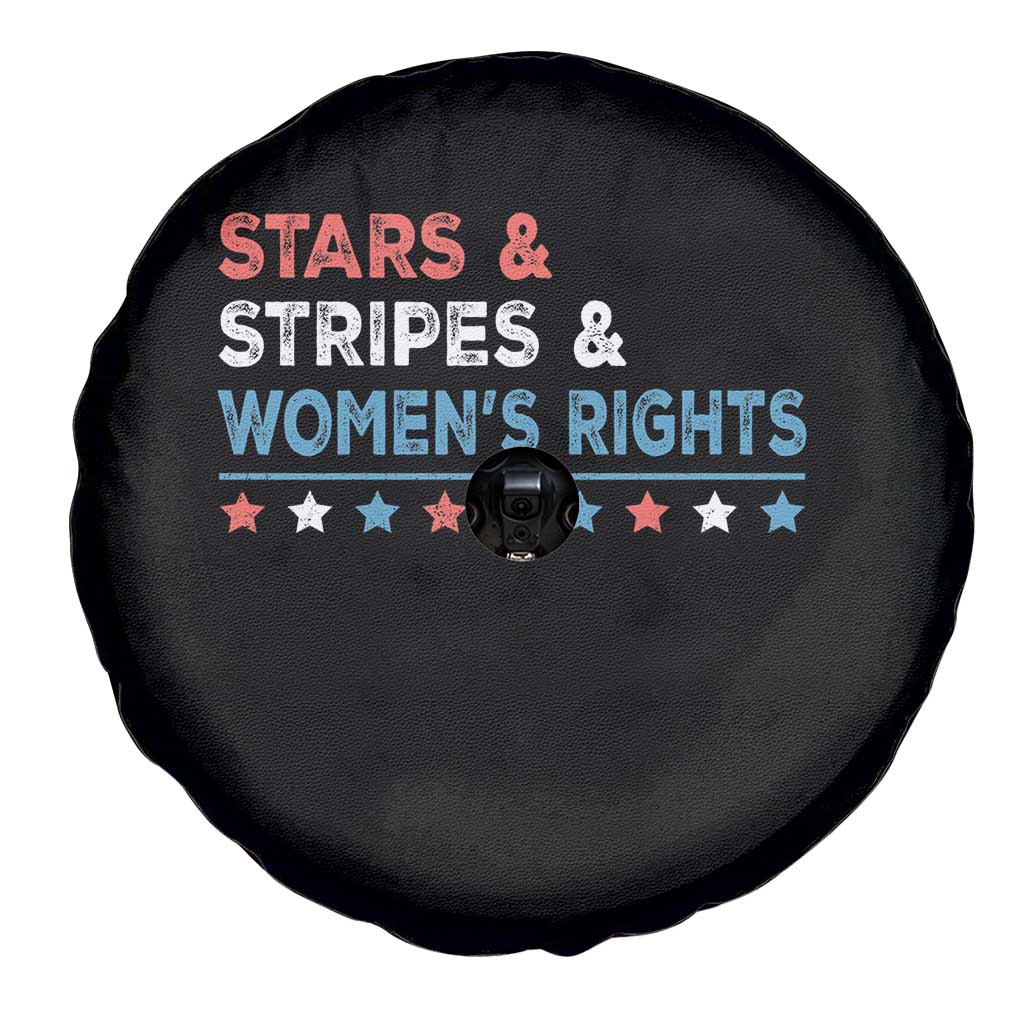 Stars Stripes And Women's Rights Spare Tire Cover 4th Of July Equal Rights TS11 Print Your Wear