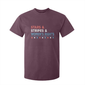 Stars Stripes And Women's Rights T Shirt For Kid 4th Of July Equal Rights TS11 Maroon Print Your Wear