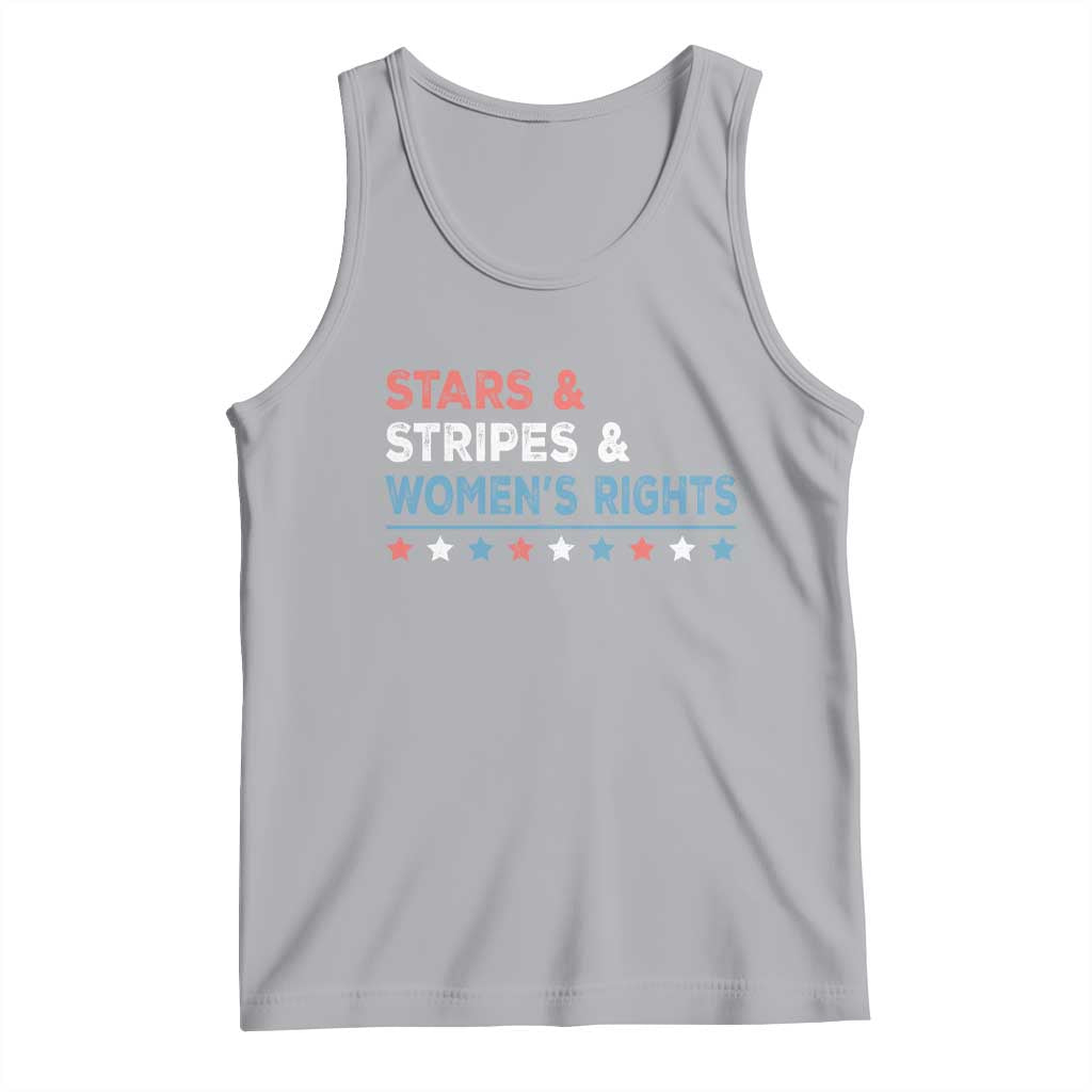 Stars Stripes And Women's Rights Tank Top 4th Of July Equal Rights TS11 Athletic Heather Print Your Wear