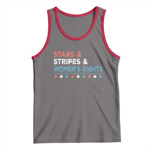 Stars Stripes And Women's Rights Tank Top 4th Of July Equal Rights TS11 Deep Heather Red Print Your Wear