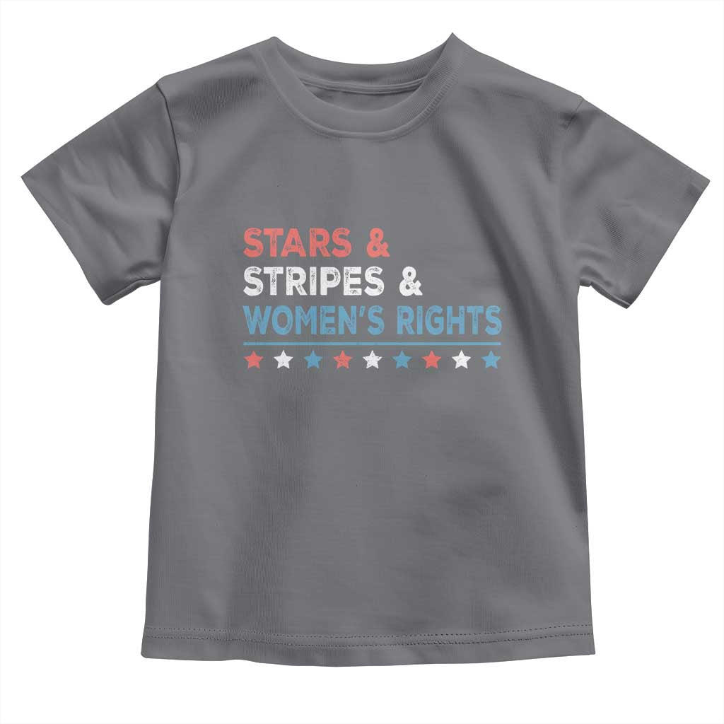 Stars Stripes And Women's Rights Toddler T Shirt 4th Of July Equal Rights TS11 Charcoal Print Your Wear