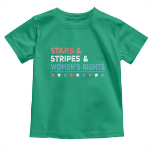 Stars Stripes And Women's Rights Toddler T Shirt 4th Of July Equal Rights TS11 Irish Green Print Your Wear