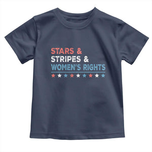 Stars Stripes And Women's Rights Toddler T Shirt 4th Of July Equal Rights TS11 Navy Print Your Wear