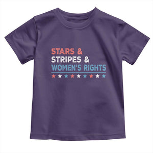 Stars Stripes And Women's Rights Toddler T Shirt 4th Of July Equal Rights TS11 Purple Print Your Wear