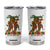 Stepping Into Juneteenth Tumbler Cup Afro Diva High with African Pride TS02 White Print Your Wear