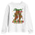 Stepping Into Juneteenth Youth Sweatshirt Afro Diva High with African Pride TS02 White Print Your Wear