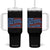 Stop Pretending Your Racism Is Patriotism Tumbler With Handle Red White and Blue TS02 One Size: 40 oz Black Print Your Wear