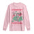 Strawberry Festival Long Sleeve Shirt Fruit Lover Botanical Retro Groovy TS02 Light Pink Print Your Wear