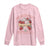 Strawberry Festival Long Sleeve Shirt Retro Strawberries Fruit Lover TS02 Light Pink Print Your Wear