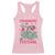 Strawberry Festival Racerback Tank Top Fruit Lover Botanical Retro Groovy TS02 Light Pink Print Your Wear