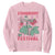 Strawberry Festival Sweatshirt Fruit Lover Botanical Retro Groovy TS02 Light Pink Print Your Wear