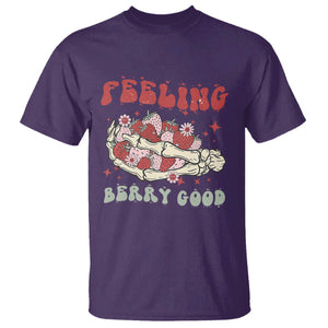 Strawberry Festival T Shirt Feeling Berry Good Fruit Lover Skeleton Hand TS02 Purple Print Your Wear