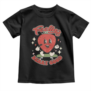 Strawberry Festival Toddler T Shirt Cute Feeling Berry Good Fruit Lover TS02 Black Print Your Wear