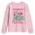 Strawberry Festival Youth Sweatshirt Fruit Lover Botanical Retro Groovy TS02 Light Pink Print Your Wear