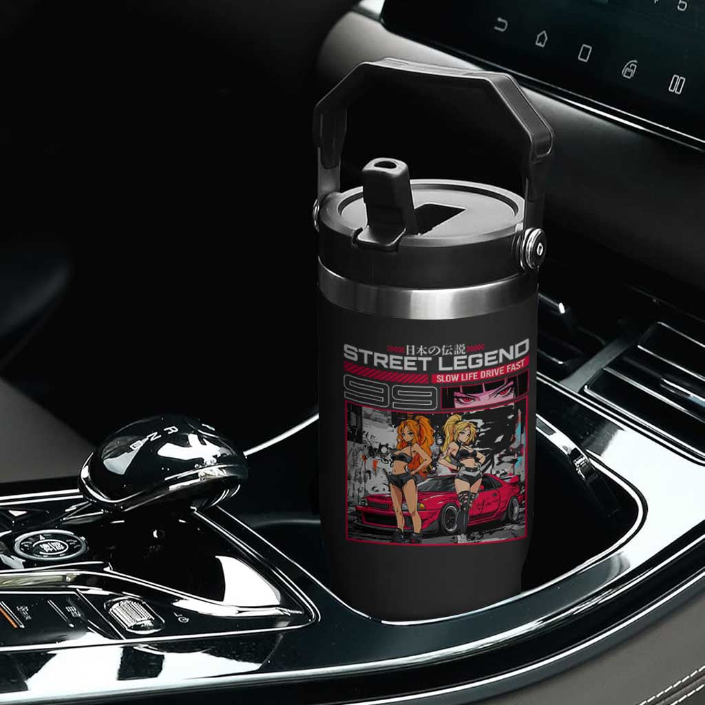 Street Legend JDM Anime Flip Straw Tumbler TS09 Print Your Wear