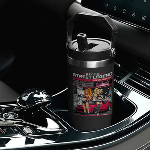 Street Legend JDM Anime Flip Straw Tumbler TS09 Print Your Wear