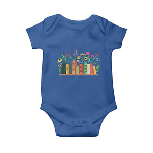 Subtle FDT 8647 Baby Onesie Foxtrots Deltas Tangos Book Lovers Flower TS02 Royal Blue Print Your Wear