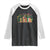 Subtle FDT 8647 Raglan Shirt Foxtrots Deltas Tangos Book Lovers Flower TS02 Black White Print Your Wear