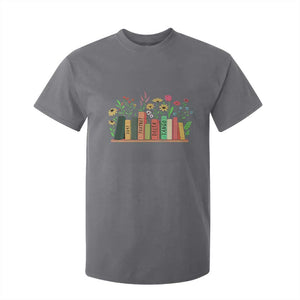 Subtle FDT 8647 T Shirt For Kid Foxtrots Deltas Tangos Book Lovers Flower TS02 Charcoal Print Your Wear