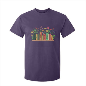 Subtle FDT 8647 T Shirt For Kid Foxtrots Deltas Tangos Book Lovers Flower TS02 Purple Print Your Wear