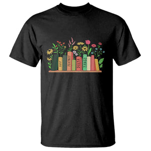 Subtle FDT 8647 T Shirt Foxtrots Deltas Tangos Book Lovers Flower TS02 Black Print Your Wear