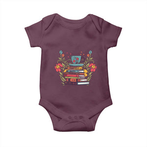 Subtle FDT Baby Onesie Fantasy Drama Tragedy Book Lover TS02 Maroon Print Your Wear