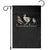 Subtle FDT Garden Flag Flicker Dodo Titmouse Bird TS10 Black Print Your Wear