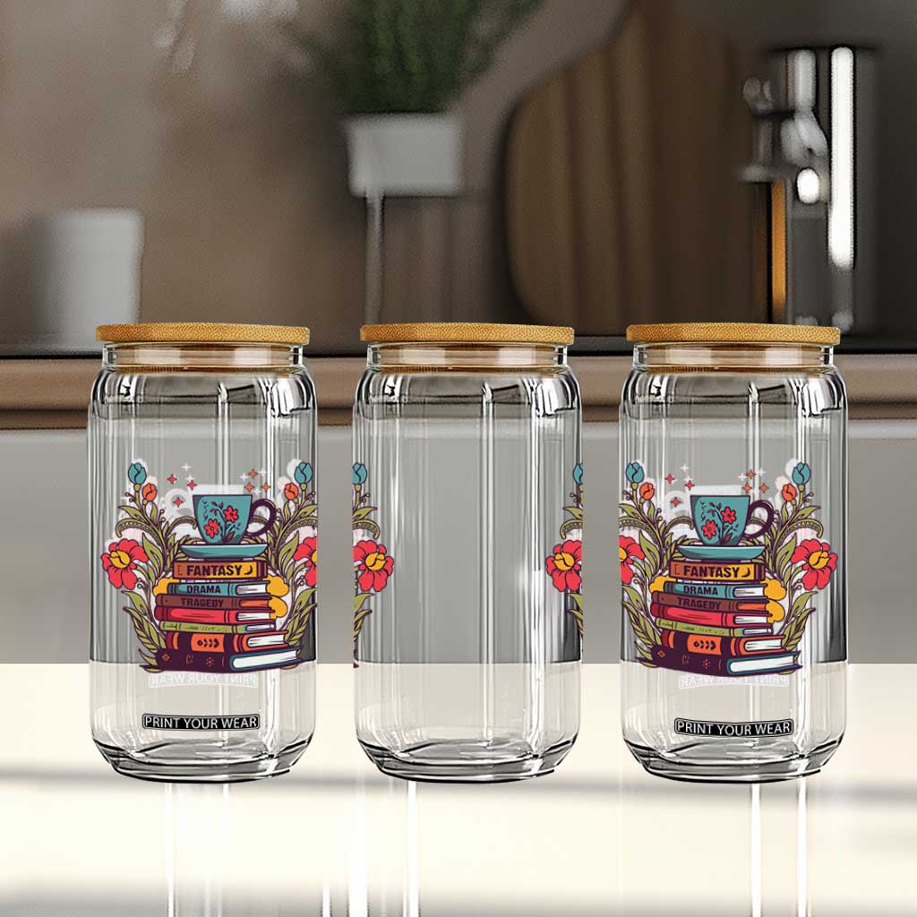 Subtle FDT Glass Can Fantasy Drama Tragedy Book Lover TS02 Print Your Wear