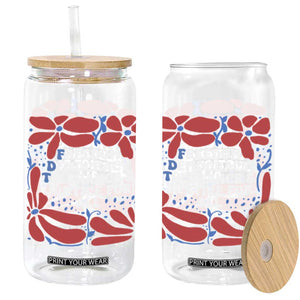 Subtle FDT Glass Can Freedom Democracy Tolerence and Justice For All TS02 Black Print Your Wear