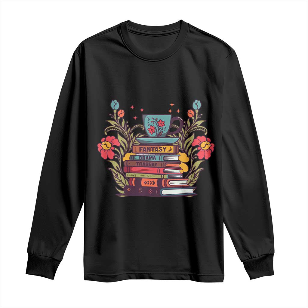 Subtle FDT Long Sleeve Shirt Fantasy Drama Tragedy Book Lover TS02 Black Print Your Wear