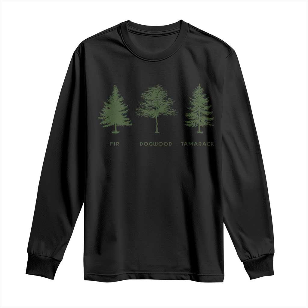 Subtle FDT Long Sleeve Shirt Nature Tee National Park TS10 Black Print Your Wear