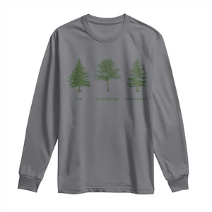 Subtle FDT Long Sleeve Shirt Nature Tee National Park TS10 Charcoal Print Your Wear