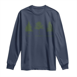Subtle FDT Long Sleeve Shirt Nature Tee National Park TS10 Navy Print Your Wear