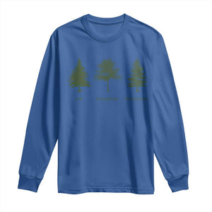 Subtle FDT Long Sleeve Shirt Nature Tee National Park TS10 Royal Blue Print Your Wear