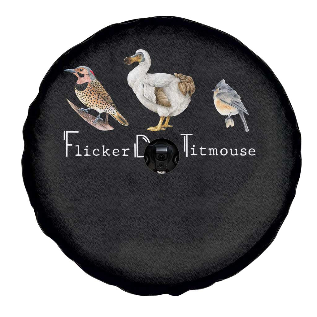 Subtle FDT Spare Tire Cover Flicker Dodo Titmouse Bird TS10 Print Your Wear