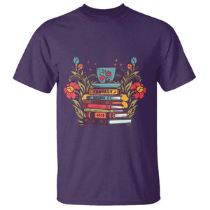 Subtle FDT T Shirt Fantasy Drama Tragedy Book Lover TS02 Purple Print Your Wear