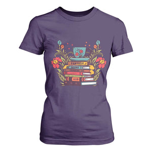 Subtle FDT T Shirt For Women Fantasy Drama Tragedy Book Lover TS02 Purple Print Your Wear