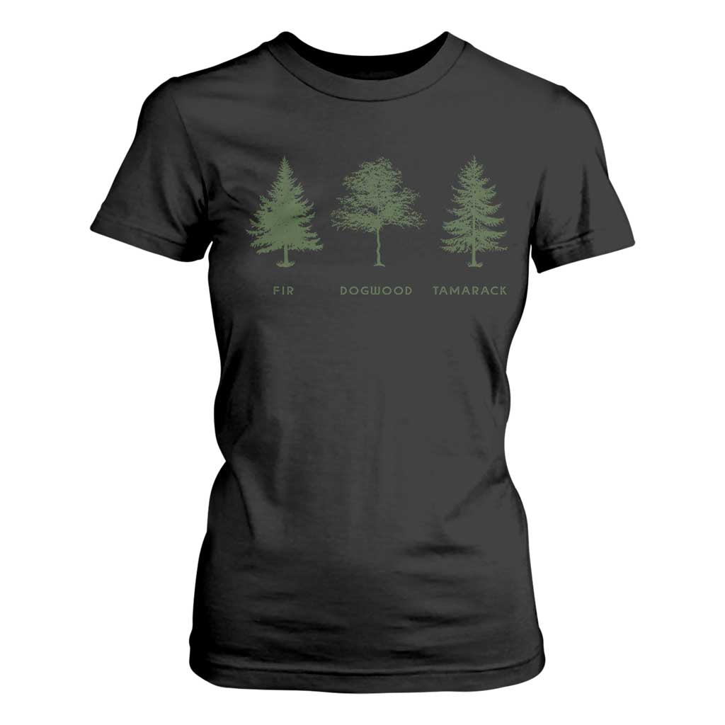 Subtle FDT T Shirt For Women Nature Tee National Park TS10 Black Print Your Wear