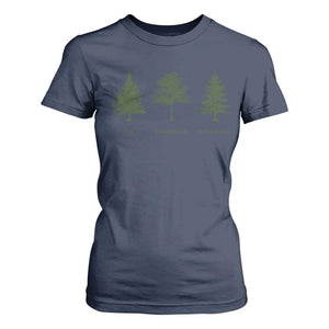 Subtle FDT T Shirt For Women Nature Tee National Park TS10 Navy Print Your Wear
