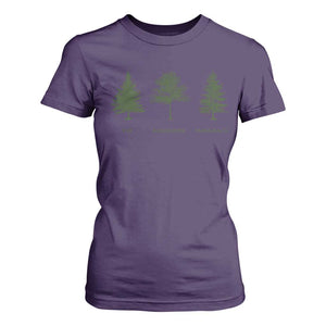 Subtle FDT T Shirt For Women Nature Tee National Park TS10 Purple Print Your Wear